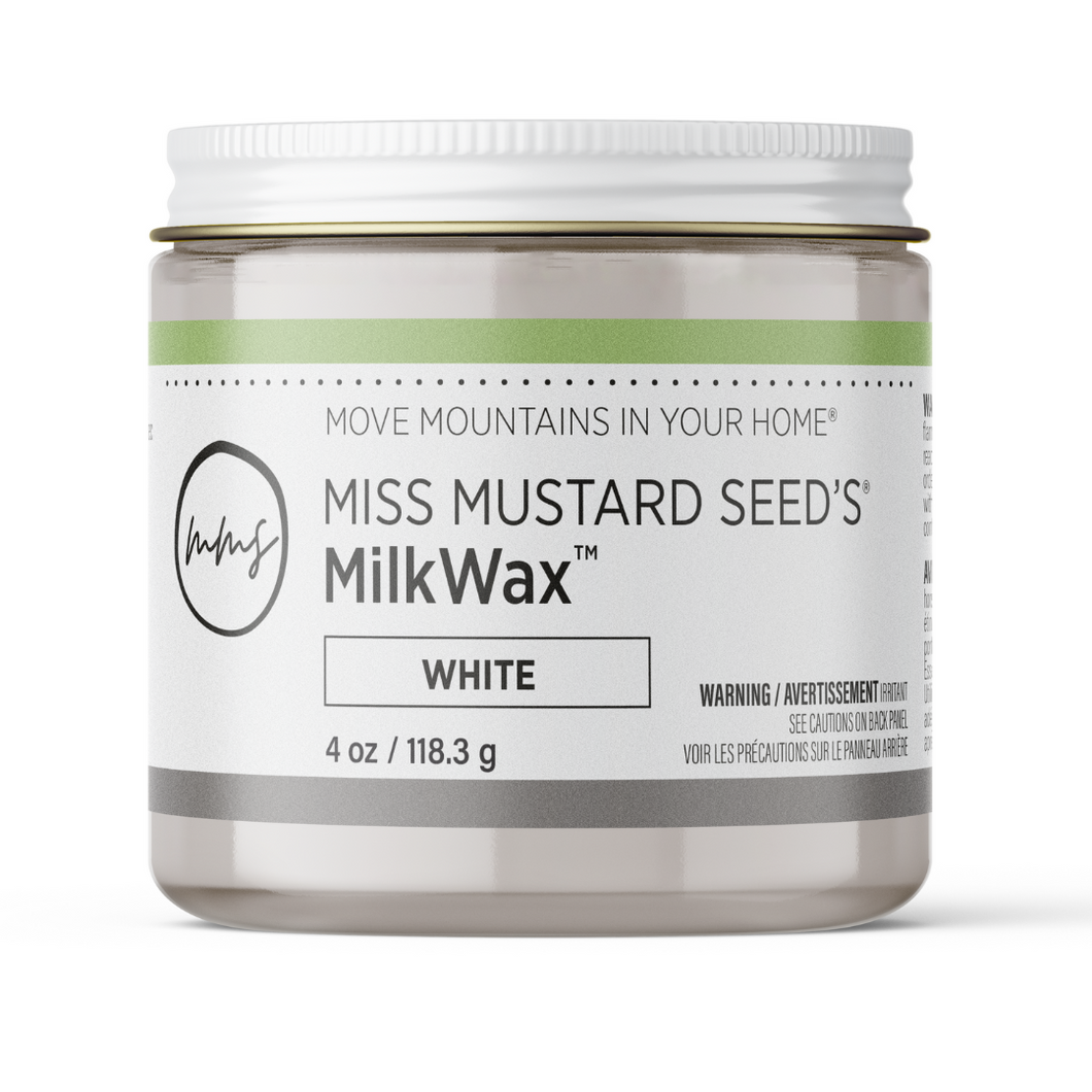 MilkWax White 4 oz | Miss Mustard Seed's® Milk Paint